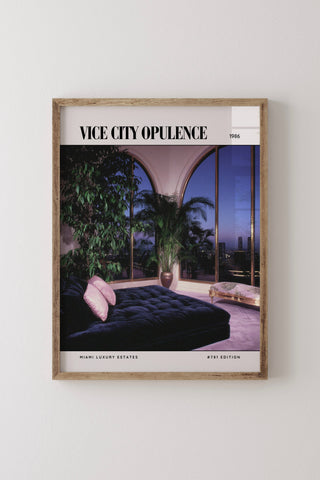 Vice City Opulence | Wall Print